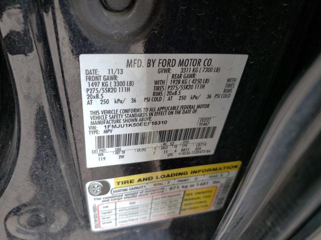 Photo 10 from auction – 2014 FORD EXPEDITION with VIN 1FMJU1K50EEF16310