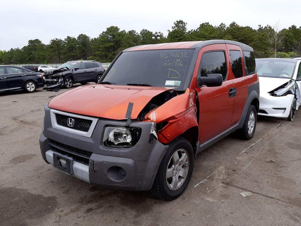Photo 2 from auction – 2003 HONDA ELEMENT EX with VIN 5J6YH28563L051216