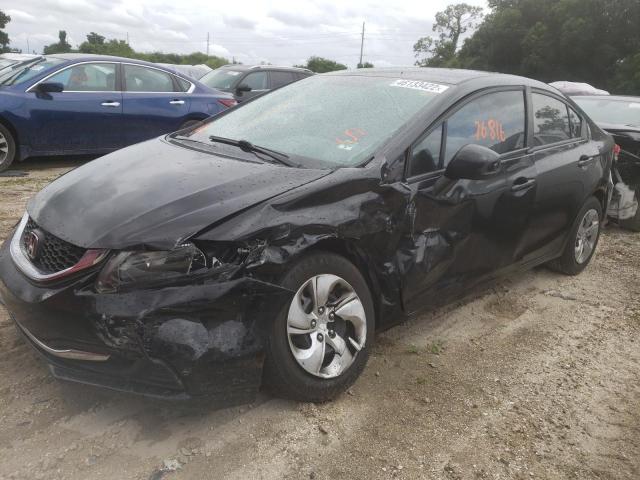 Photo 2 from auction – 2013 HONDA CIVIC LX with VIN 19XFB2F56DE087869