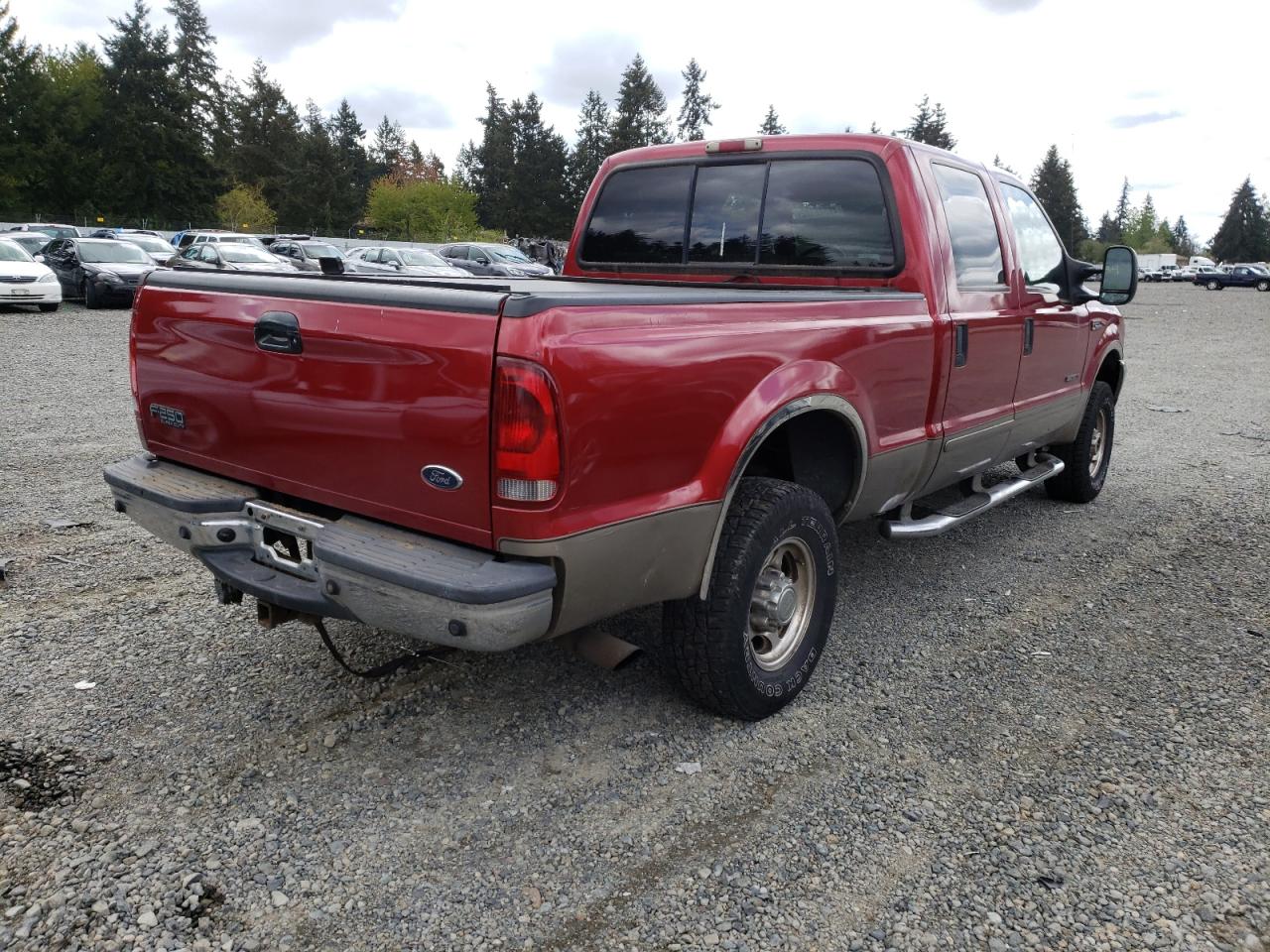 Photo 4 from auction – 2003 FORD F250 SUPER with VIN 1FTNW21F43EA28779