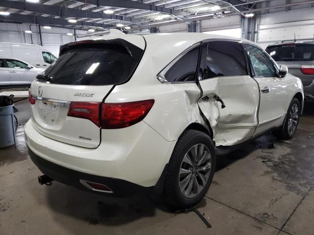 Photo 4 from auction – 2014 ACURA MDX TECHNO with VIN 5FRYD4H43EB035046