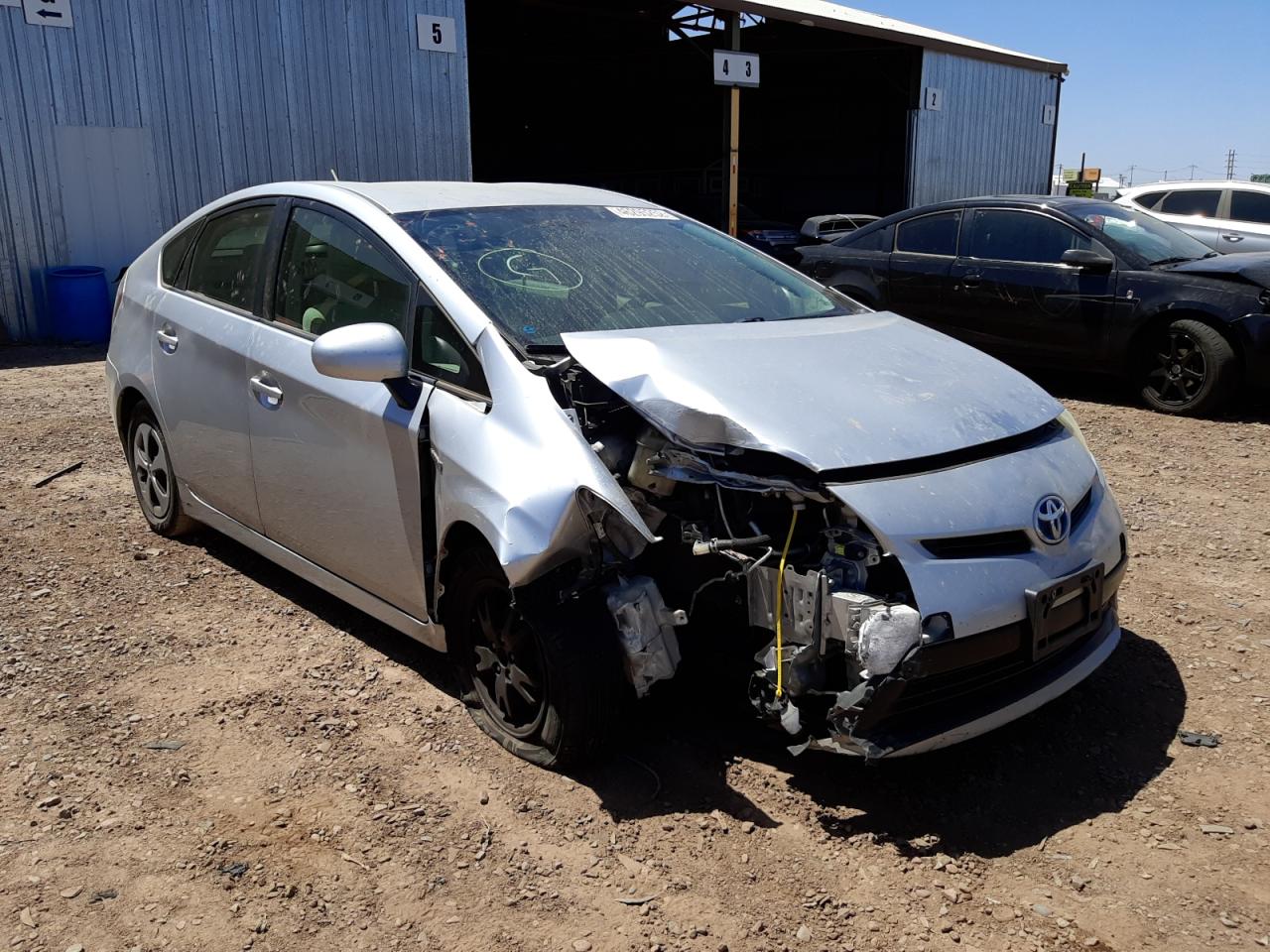 TOYOTA PRIUS 2012 with VIN JTDKN3DU5C5452333 - Photo from auction
