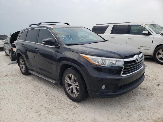 TOYOTA HIGHLANDER 2015 with VIN 5TDKKRFH4FS093986 - Photo from auction