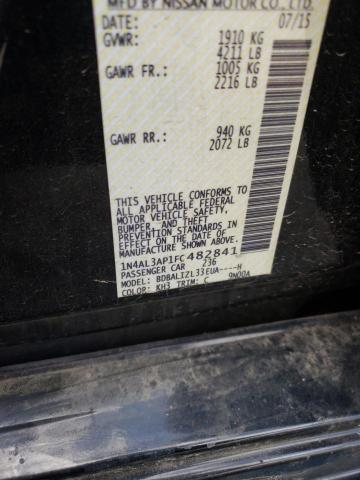Photo 10 from auction – 2015 NISSAN ALTIMA 2.5 with VIN 1N4AL3AP1FC482841