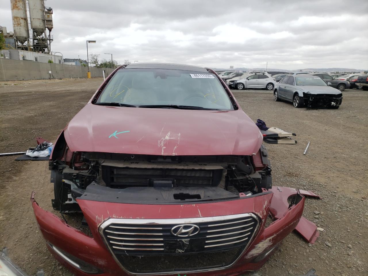 Photo 9 from auction – 2017 HYUNDAI SONATA HYB with VIN KMHE34L3XHA075784