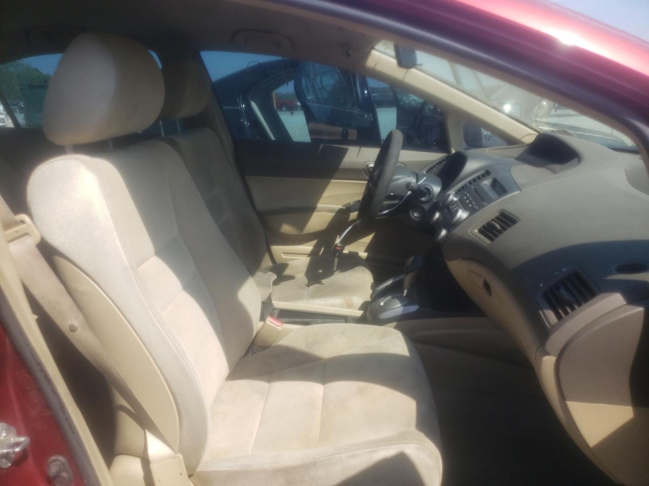 Photo 5 from auction – 2008 HONDA CIVIC LX with VIN 2HGFA16588H519029