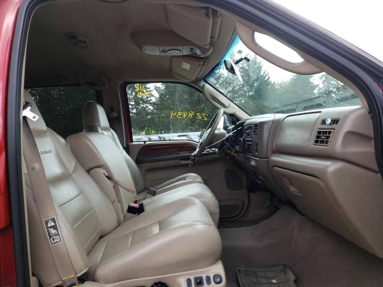 Photo 5 from auction – 2003 FORD F250 SUPER with VIN 1FTNW21F43EA28779