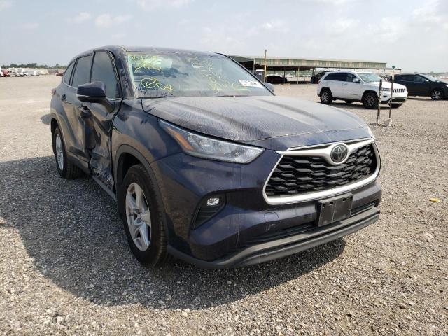 TOYOTA HIGHLANDER 2020 with VIN 5TDZZRAH5LS505782 - Photo from auction