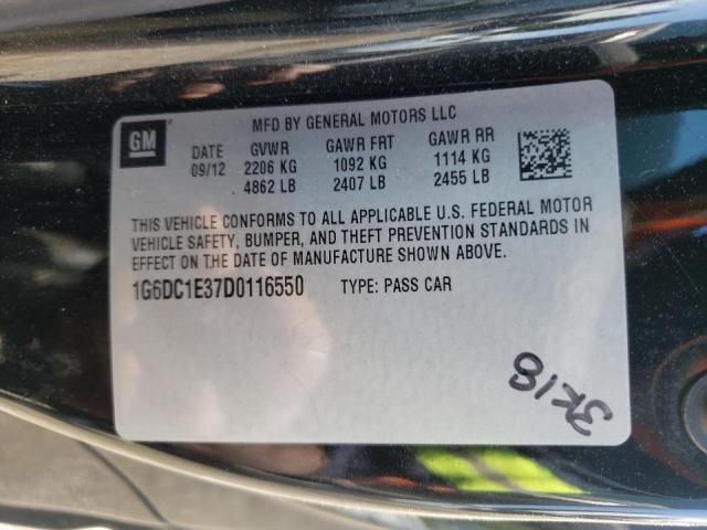 Photo 10 from auction – 2013 CADILLAC CTS with VIN 1G6DC1E37D0116550