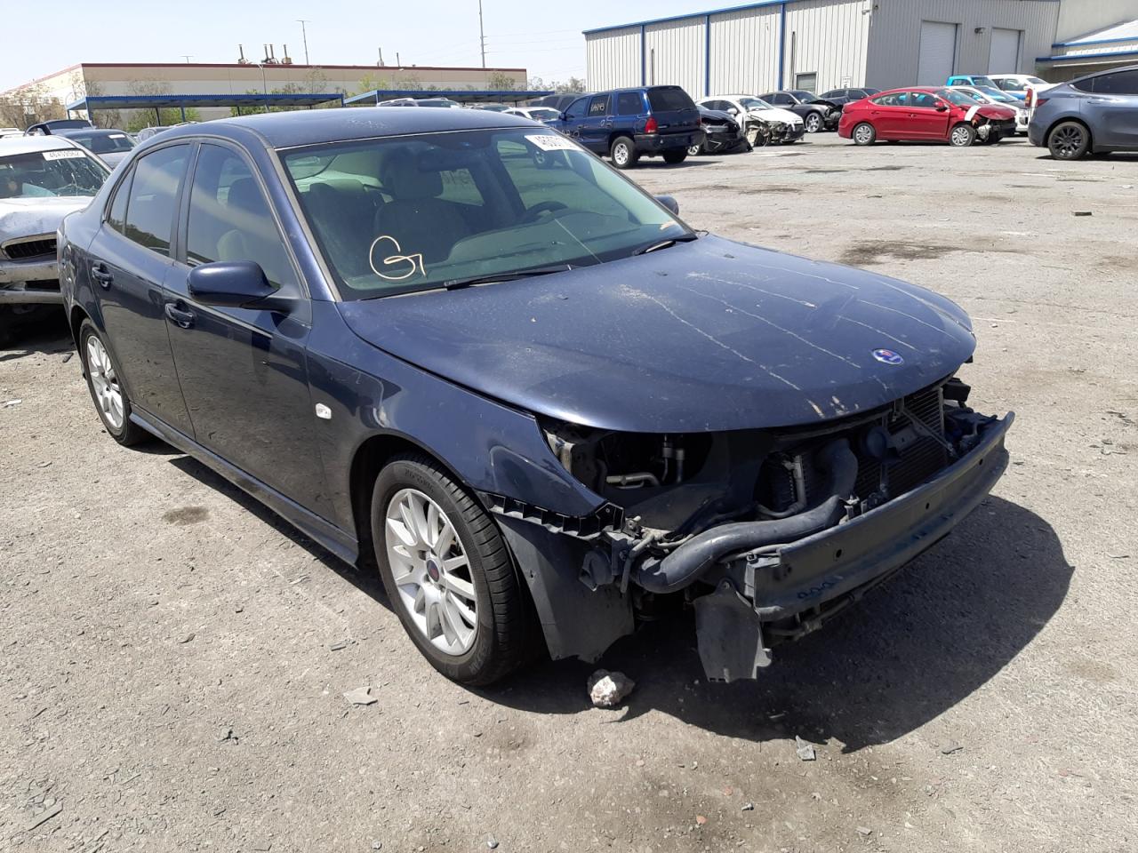 SAAB 9-3 2.0T 2008 with VIN YS3FB49YX81100268 - Photo from auction