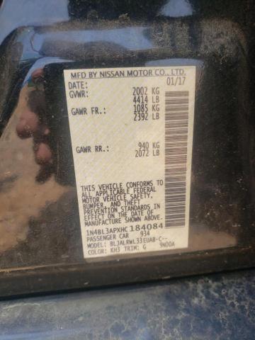 Photo 10 from auction – 2017 NISSAN ALTIMA 3.5 with VIN 1N4BL3APXHC184084