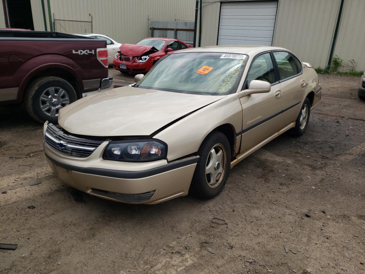 Photo 2 from auction – 2000 CHEVROLET IMPALA LS with VIN 2G1WH55KXY9266940