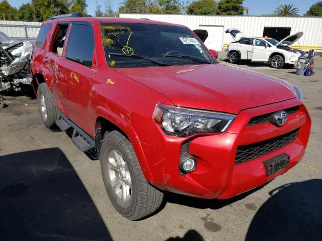 TOYOTA 4RUNNER SR 2019 with VIN JTEBU5JR6K5649875 - Photo from auction