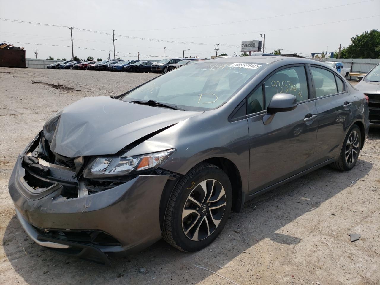 Zdjęcie 2 z aukcji – 2013 HONDA CIVIC EX z VIN 19XFB2F89DE207335