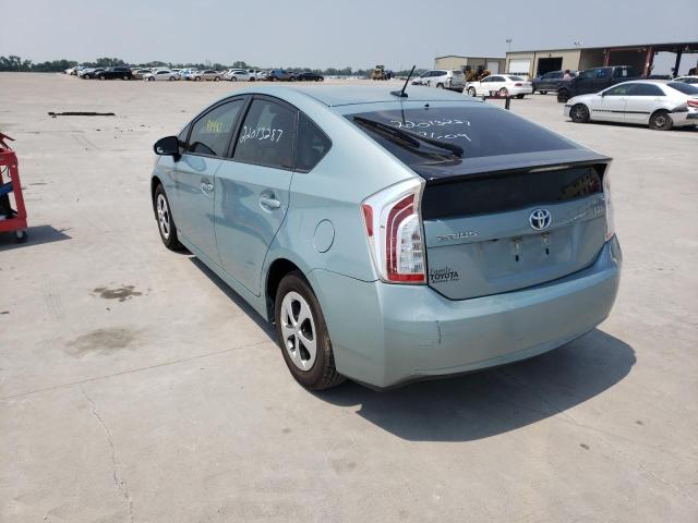 Photo 3 from auction – 2013 TOYOTA PRIUS with VIN JTDKN3DU8D1729162
