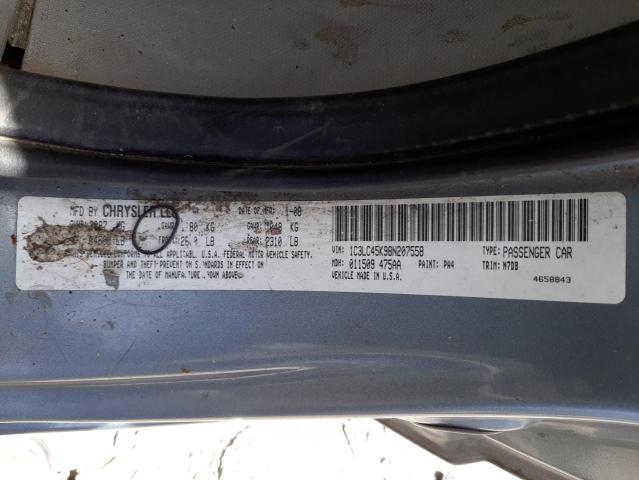 Photo 10 from auction – 2008 CHRYSLER SEBRING with VIN 1C3LC45K98N207558