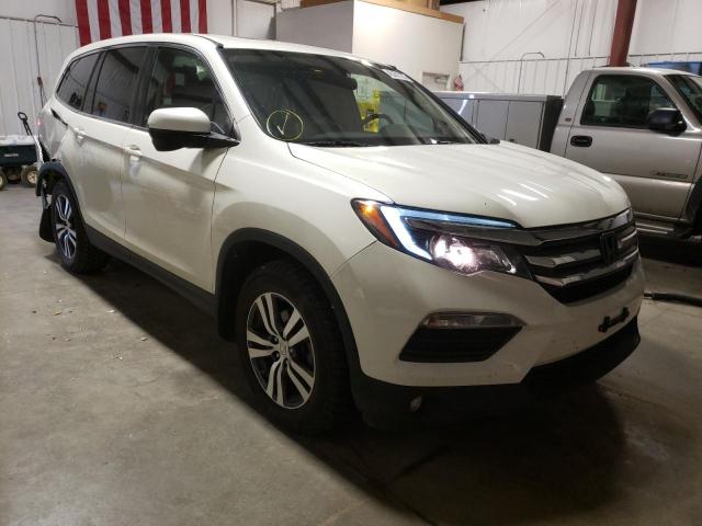 HONDA PILOT EXL 2016 with VIN 5FNYF5H56GB021722 - Photo from auction