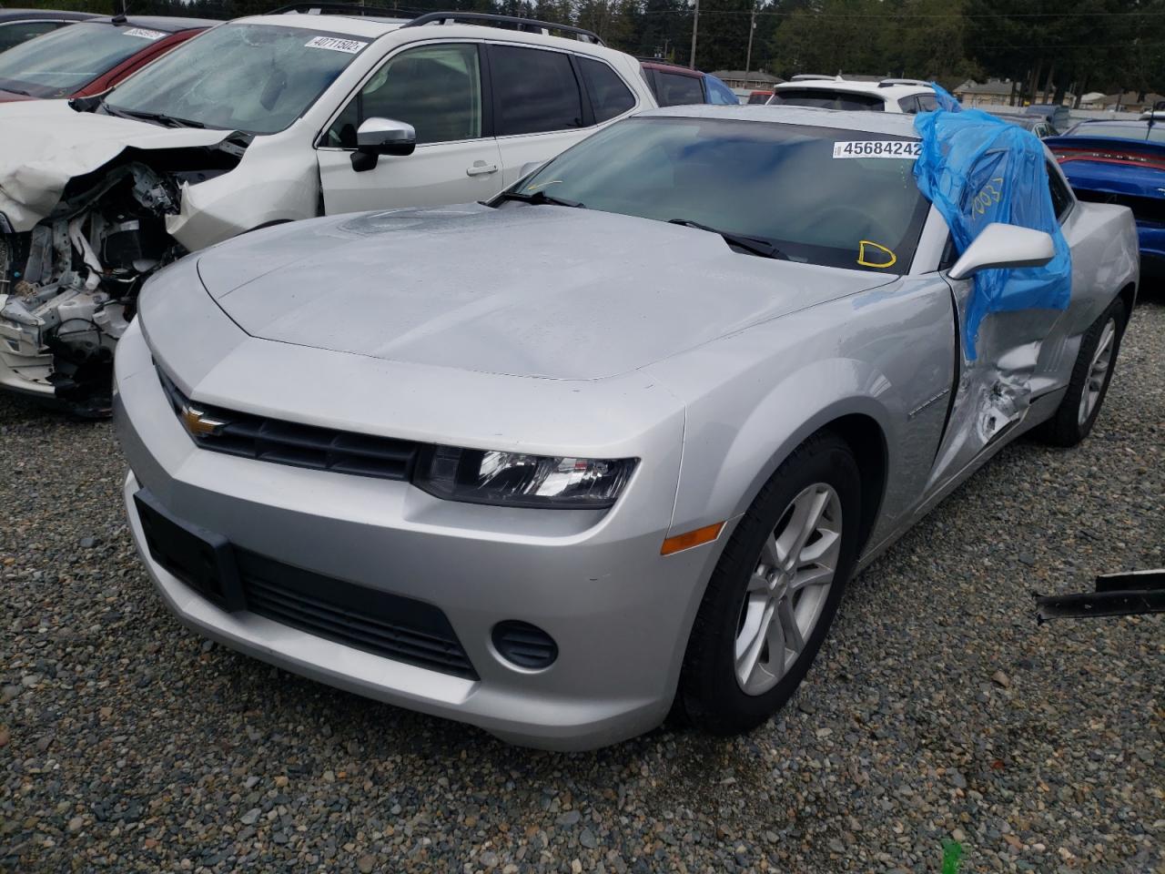 Photo 2 from auction – 2015 CHEVROLET CAMARO LS with VIN 2G1FA1E32F9221834
