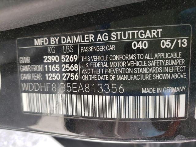 Photo 10 from auction – 2014 MERCEDES-BENZ E 350 4MAT with VIN WDDHF8JB5EA813356