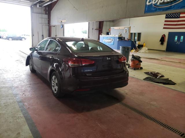 Photo 3 from auction – 2017 KIA FORTE LX with VIN 3KPFK4A75HE160367