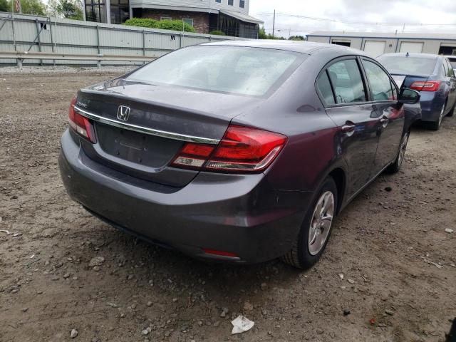 Photo 4 from auction – 2014 HONDA CIVIC LX with VIN 19XFB2F50EE257418