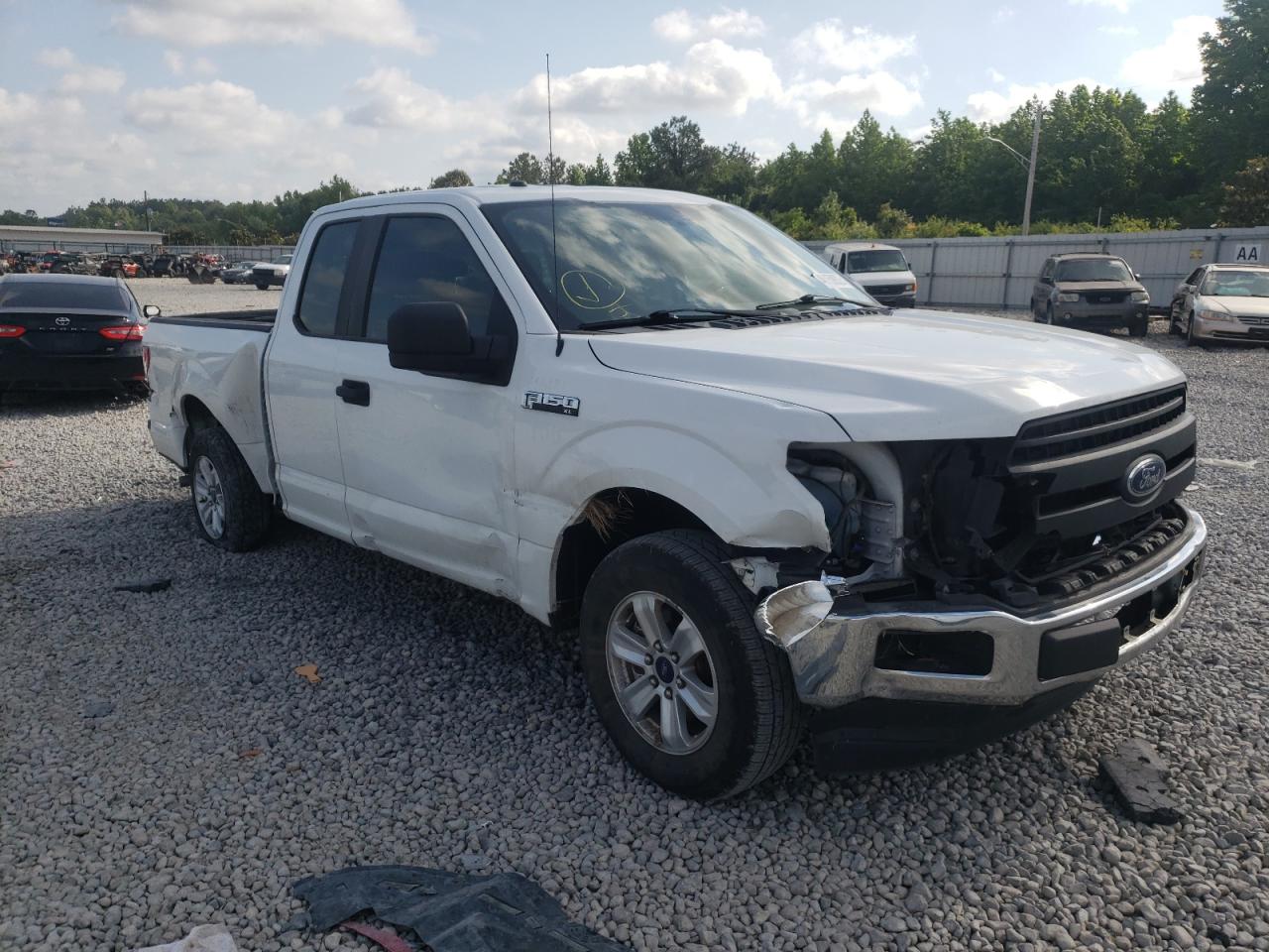 FORD F150 SUPER 2018 with VIN 1FTEX1CB1JFA48240 - Photo from auction