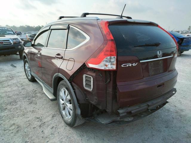 Photo 3 from auction – 2012 HONDA CR-V EXL with VIN 5J6RM3H78CL022162