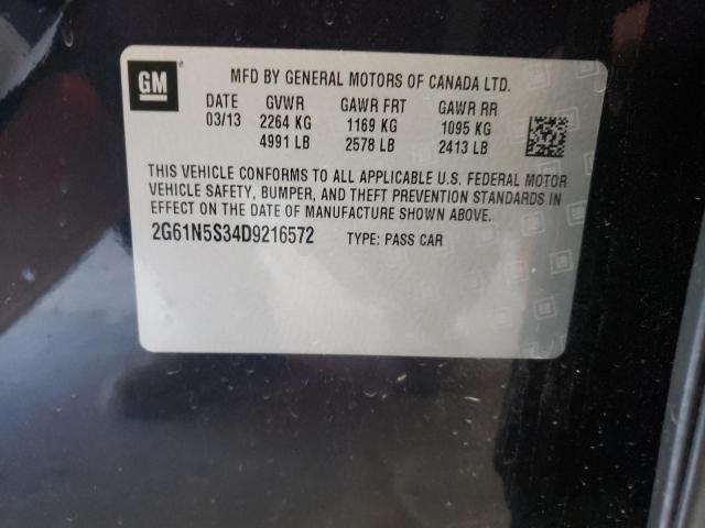 Photo 10 from auction – 2013 CADILLAC XTS with VIN 2G61N5S34D9216572