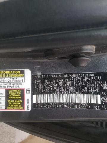 Photo 10 from auction – 2011 TOYOTA COROLLA with VIN 2T1BU4EE9BC570080