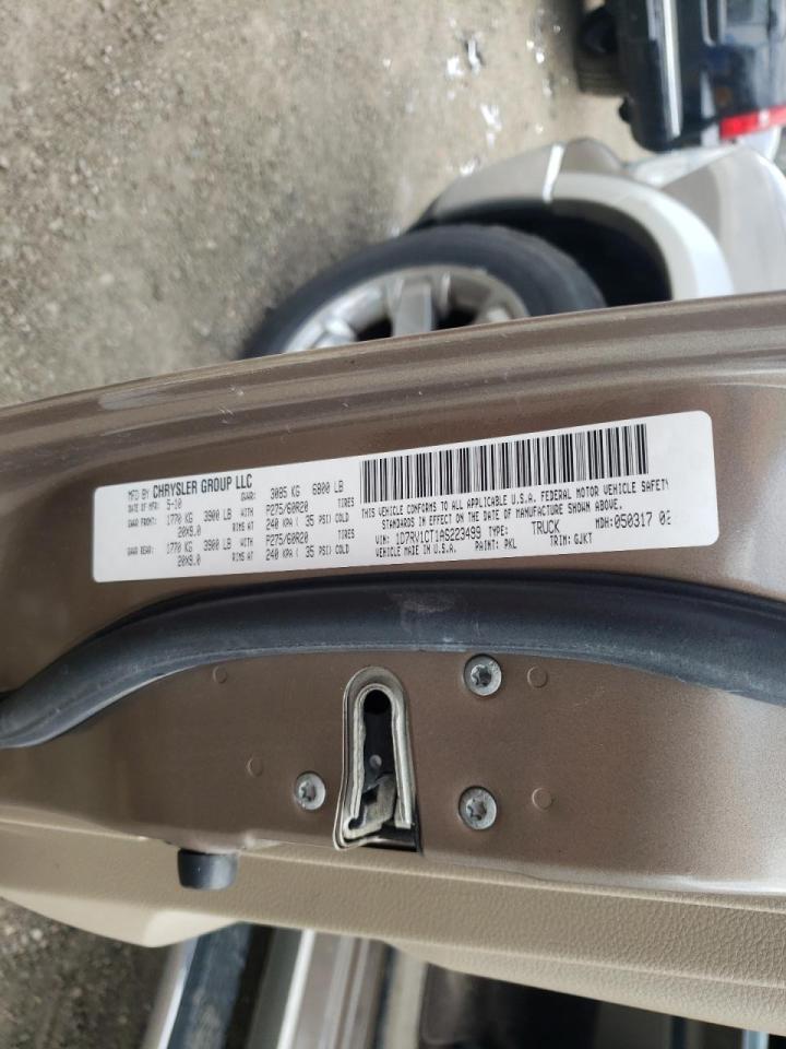 Photo 20 from auction – 2010 DODGE RAM 1500 with VIN 1D7RV1CT1AS223499