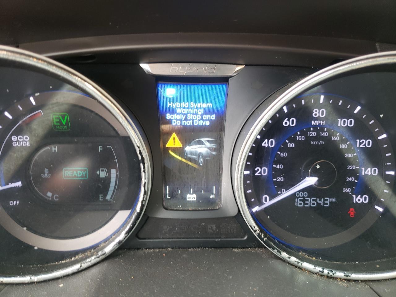 Photo 8 from auction – 2013 HYUNDAI SONATA HYB with VIN KMHEC4A47DA066708