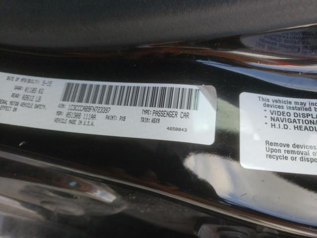 Photo 10 from auction – 2015 CHRYSLER 200 LIMITE with VIN 1C3CCCAB9FN723397