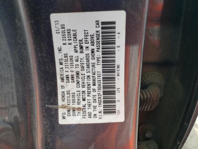 Photo 10 from auction – 2013 HONDA ACCORD with VIN 1HGCR2F79DA087627