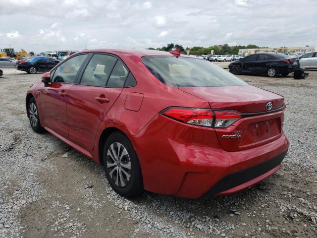 Photo 3 from auction – 2021 TOYOTA COROLLA LE with VIN JTDEAMDE6MJ003582