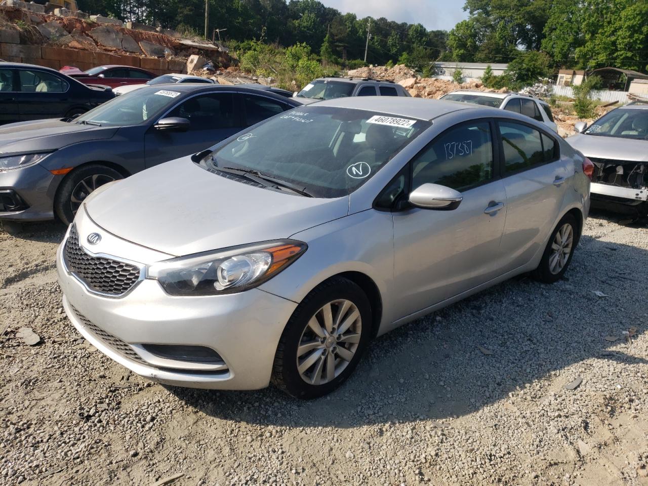 Photo 2 from auction – 2016 KIA FORTE LX with VIN KNAFX4A6XG5439619