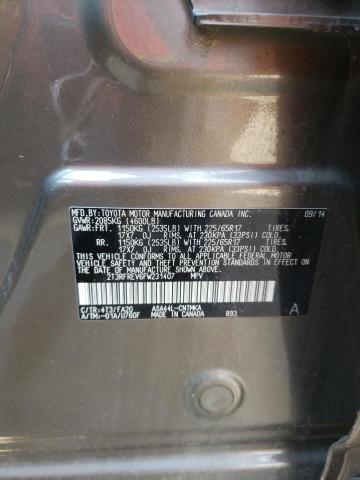 Photo 10 from auction – 2015 TOYOTA RAV4 XLE with VIN 2T3RFREV6FW231407