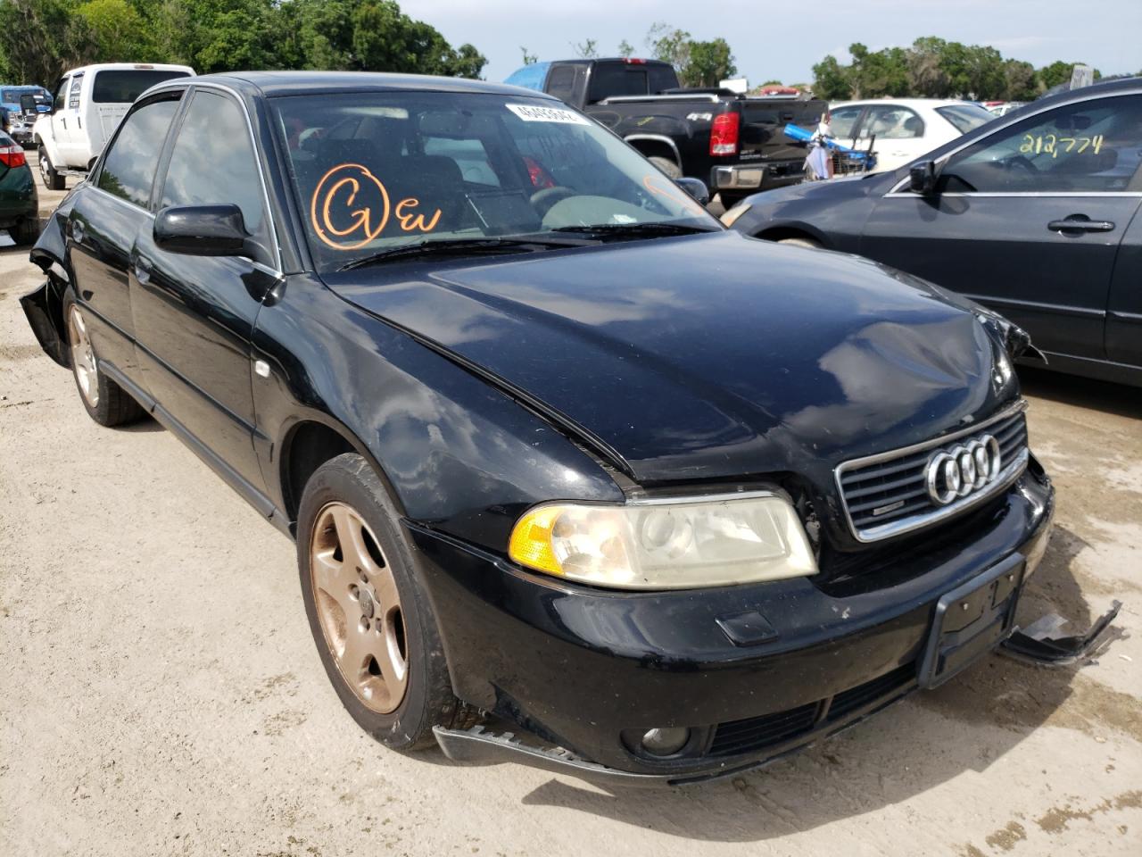 AUDI A4 2.8 QUA 2001 with VIN WAUDH68D91A132221 - Photo from auction