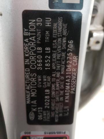 Photo 10 from auction – 2013 KIA RIO LX with VIN KNADM4A31D6275706