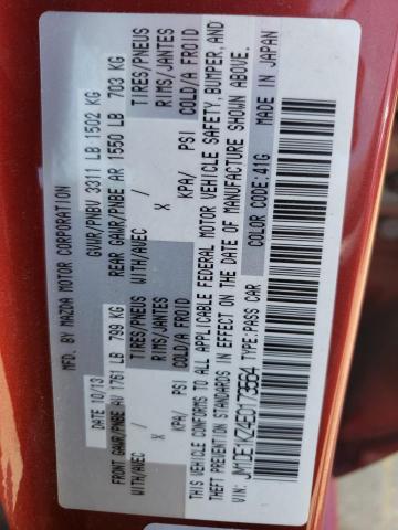 Photo 10 from auction – 2014 MAZDA MAZDA2 SPO with VIN JM1DE1KZ4E0173564
