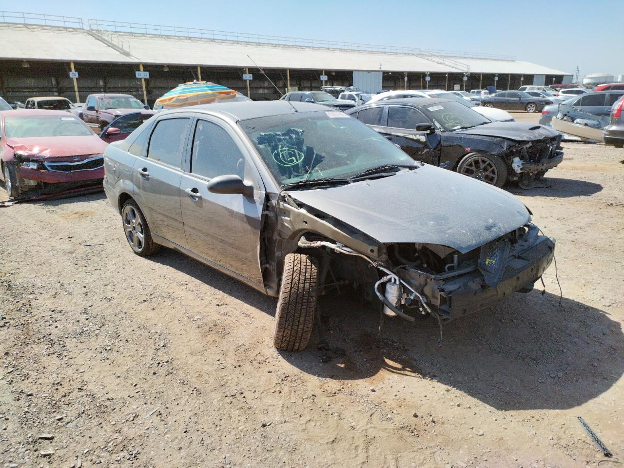 FORD FOCUS ZX4 2007 with VIN 1FAHP34N57W139155 - Photo from auction