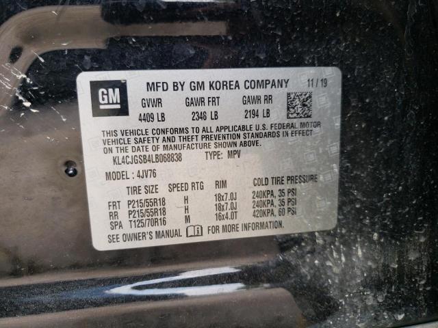 BUICK ENCORE ESS 2020 z numerem VIN KL4CJGSB4LB068838 - Zdjęcie z aukcji