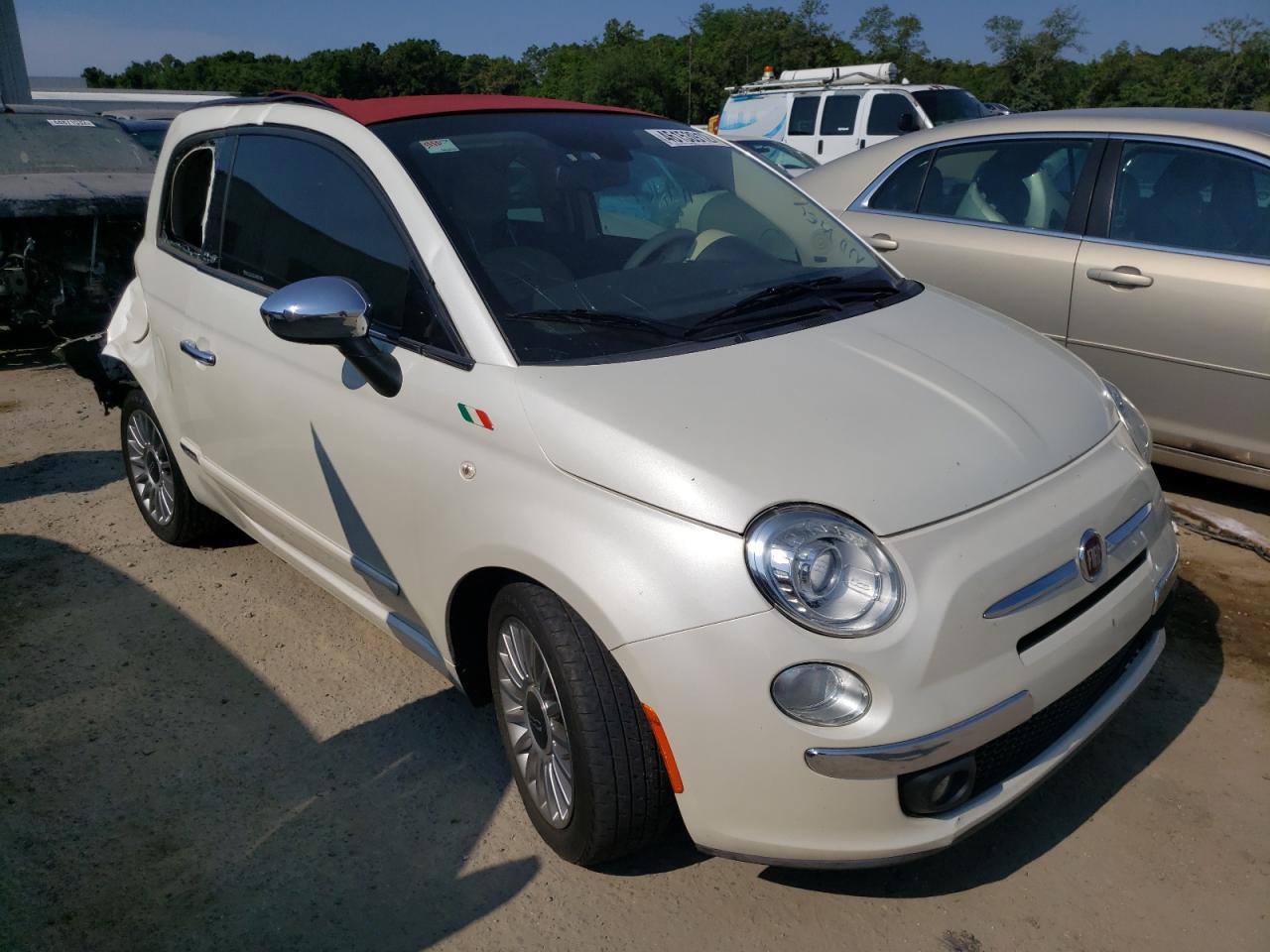 FIAT 500 LOUNGE 2012 with VIN 3C3CFFER0CT213113 - Photo from auction