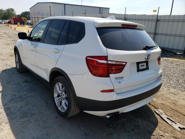 Photo 3 from auction – 2013 BMW X3 XDRIVE3 with VIN 5UXWX7C56DL980441