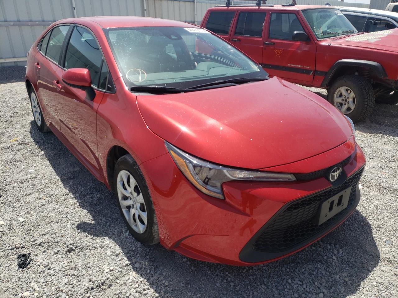 TOYOTA COROLLA LE 2021 with VIN 5YFEPMAE5MP237226 - Photo from auction