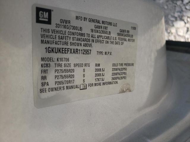 Photo 10 from auction – 2010 GMC YUKON DENA with VIN 1GKUKEEFXAR112957