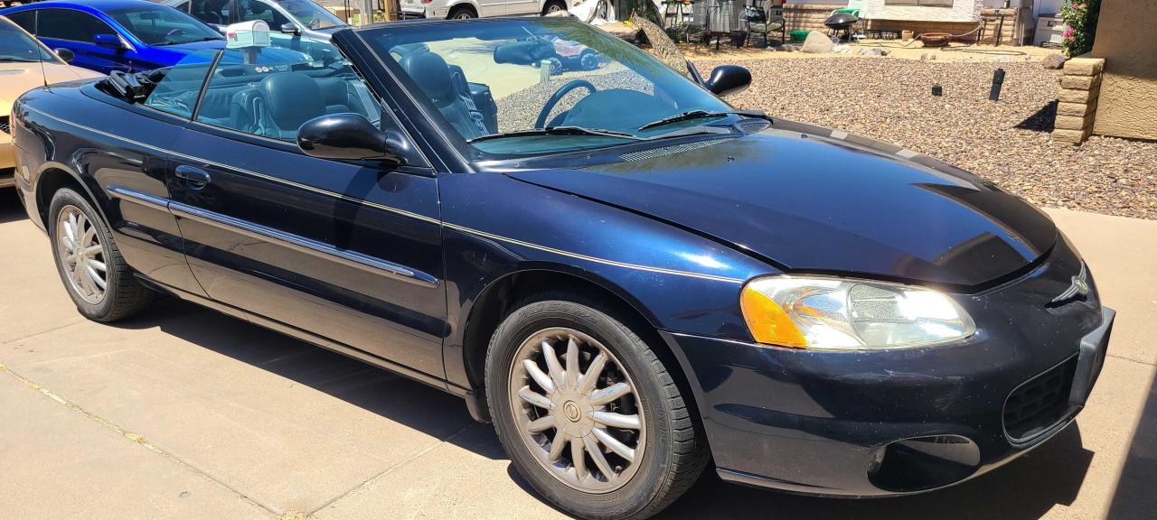 CHRYSLER SEBRING LI 2002 with VIN 1C3EL65R92N255988 - Photo from auction