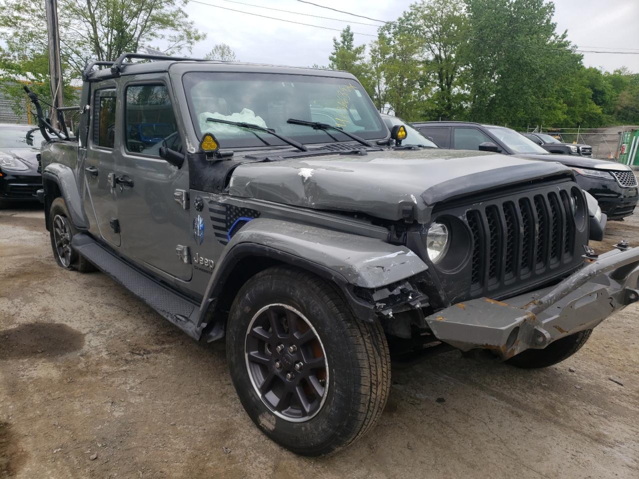 JEEP GLADIATOR 2021 with VIN 1C6HJTFG0ML553992 - Photo from auction