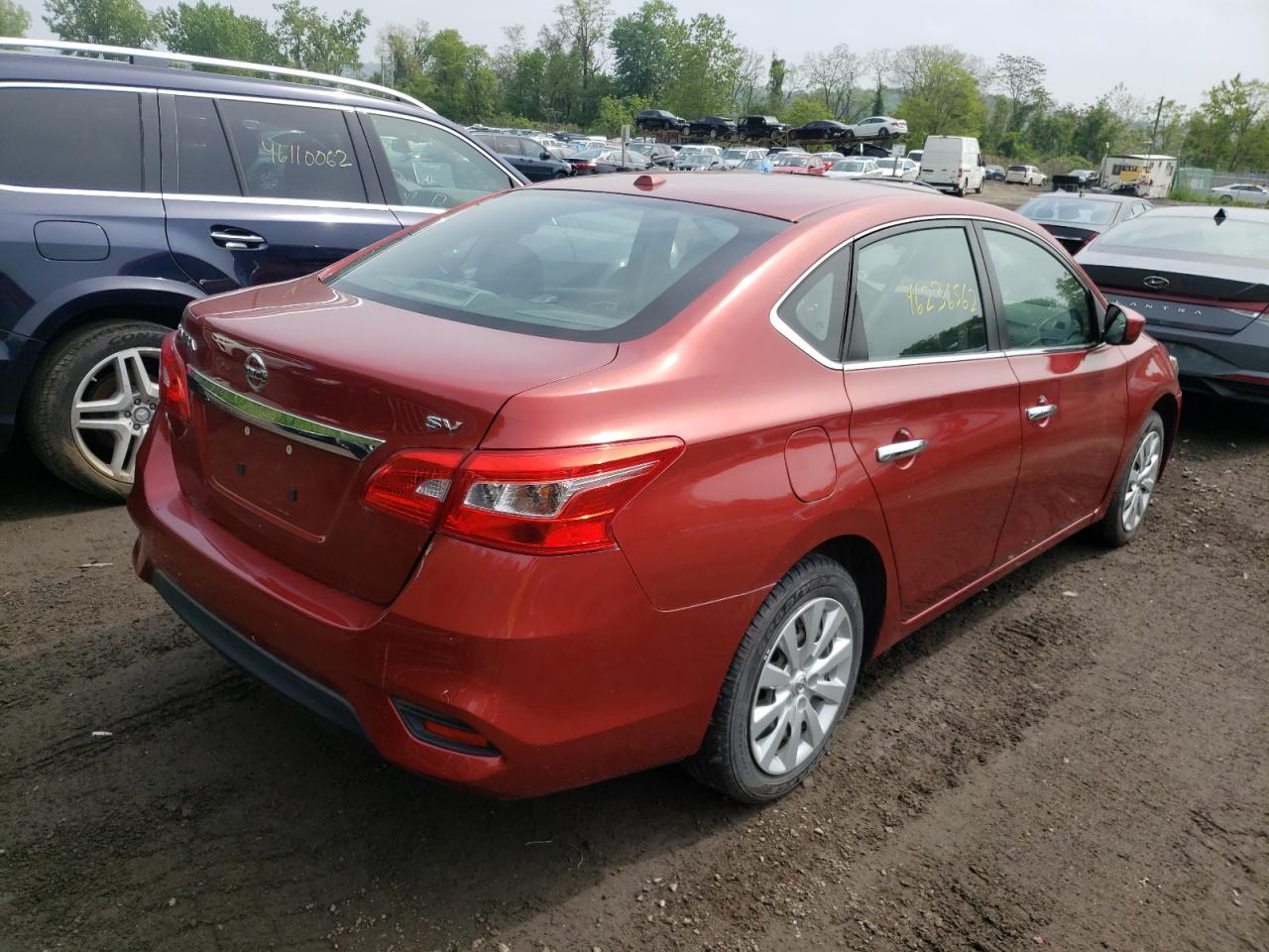 Photo 4 from auction – 2016 NISSAN SENTRA with VIN 3N1AB7AP8GY336789