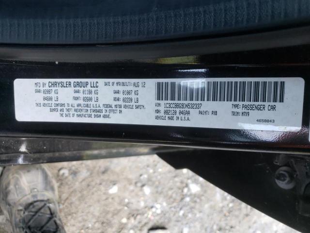 Photo 10 from auction – 2013 CHRYSLER 200 TOURIN with VIN 1C3CCBBG9DN532337