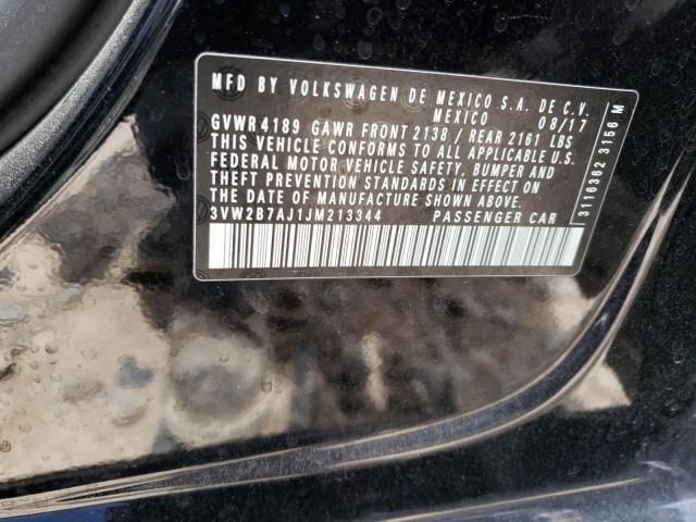 Photo 10 from auction – 2018 VOLKSWAGEN JETTA S with VIN 3VW2B7AJ1JM213344
